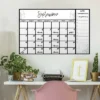 Scroll Dry Erase Calendar Peel And Stick Wall Decal - RoomMates