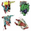 MARVEL SUPERHERO BURST Peel And Stick Giant Wall Decals - ROOMMATES