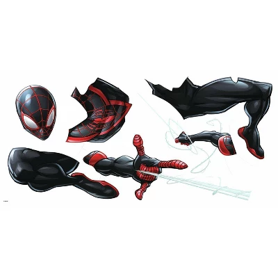 Roommates Spider-Man Miles Morales Peel And Stick Giant Wall Decal - Image 2