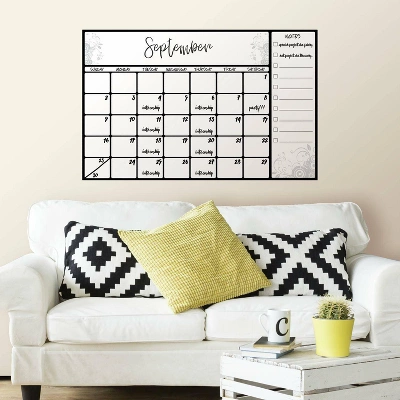 Scroll Dry Erase Calendar Peel And Stick Wall Decal - RoomMates - Image 2