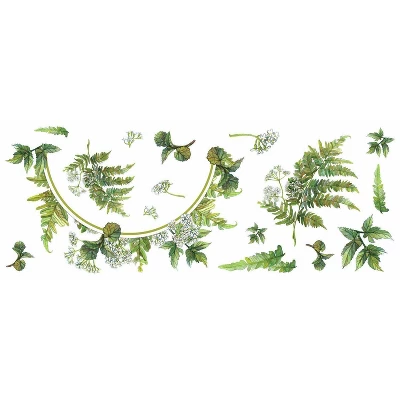 Fern Peel And Stick Decal With Circle Mirror - RoomMates - Image 3