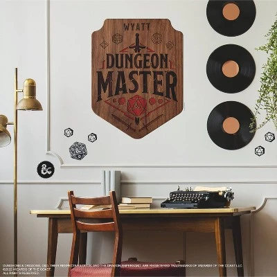 Dungeons And Dragons Master Giant Peel And Stick Wall Decal With Alphabet Black/Red/White - RoomMates - Image 2