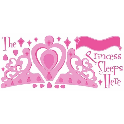 Princess Sleeps Here Peel And Stick Giant Wall Decal - RoomMates - Image 2