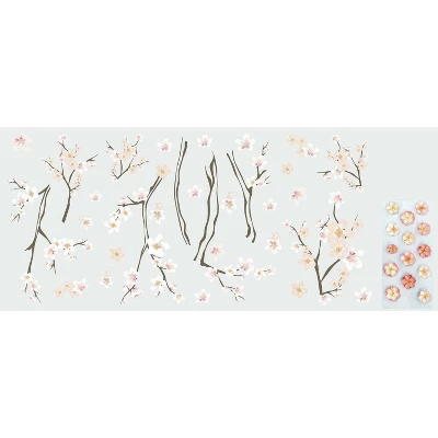 3D Embellishments Cherry Blossom Branch Peel And Stick Giant - RoomMates - Image 2