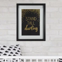 RoomMates Framed Wall Poster Prints Stand Tall - Gold