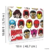 Marvel Comics Classic Faces Peel & Stick Wallpaper - RoomMates