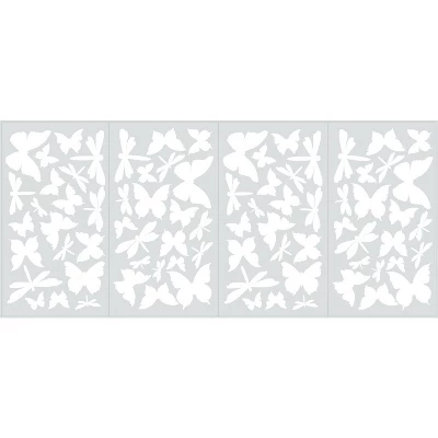 Butterflies And Dragonflies Glow In The Dark Wall Decal White - RoomMates - Image 2
