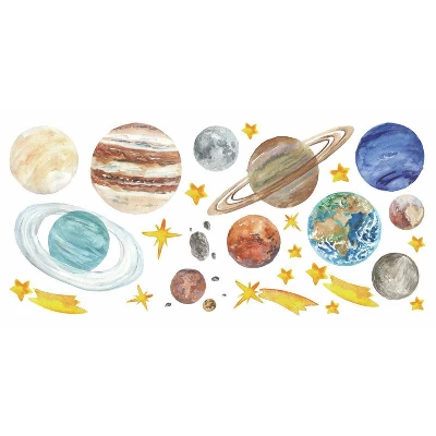 Planets Peel And Stick Giant Wall Decal - RoomMates - Image 2