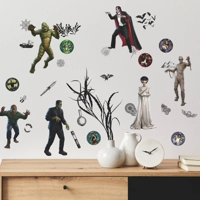 Classic Monsters Peel & Stick Wall Decals White - RoomMates - Image 3