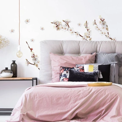 DOGWOOD BRANCH Peel And Stick Wall Decal White - ROOMMATES - Image 2