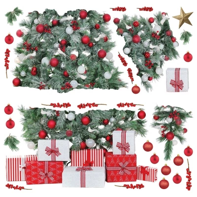 Christmas Tree Giant Peel & Stick Wall Decals With String Lights Green - RoomMates - Image 4