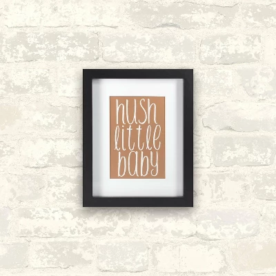 RoomMates Framed Wall Poster Prints Hush Little Baby - Rose Gold - Image 2