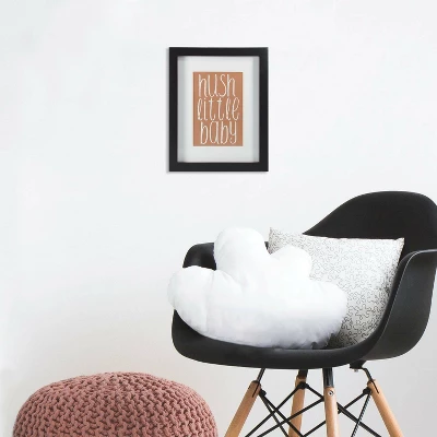 RoomMates Framed Wall Poster Prints Hush Little Baby - Rose Gold - Image 3