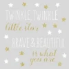 RoomMates Wall Decal Twinkle Twinkle Little Star With Glitter