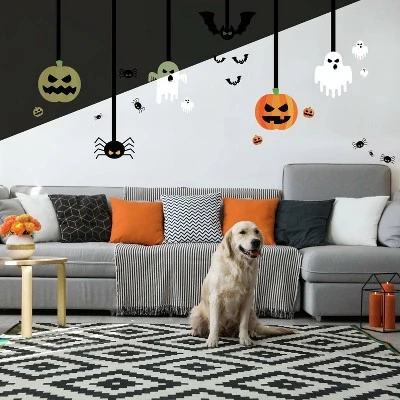 Halloween Glow In The Dark Peel And Stick Giant Wall Decal - RoomMates - Image 2
