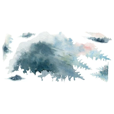 Pine Tree Peel And Stick Giant Wall Decal - RoomMates - Image 2