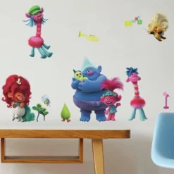 Roommates Trolls World Tour Peel And Stick Wall Decal