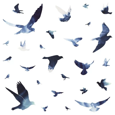 Birds In Flight Peel And Stick Giant Wall Decal - RoomMates - Image 2