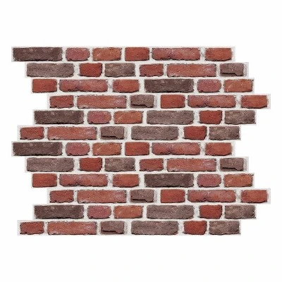 Brick Peel And Stick Giant Wall Decal Red - RoomMates - Image 4